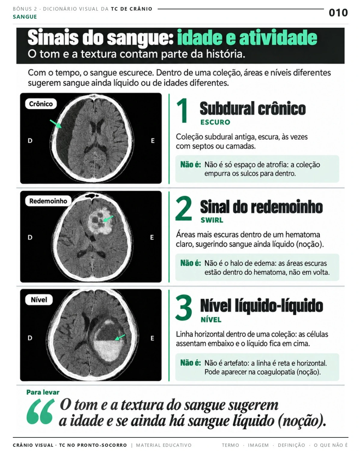 Página do bônus: Dicionário Visual da TC de Crânio